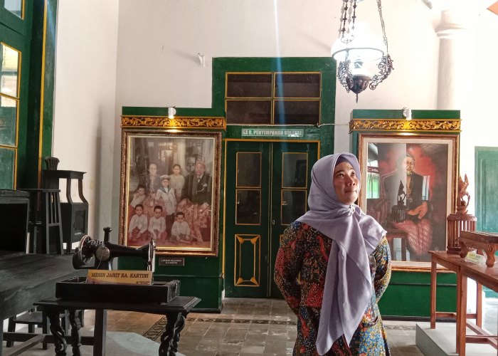KURANG NYES: Ruangan di Museum RA Kartini belum dilengkapi pendingin ruangan.