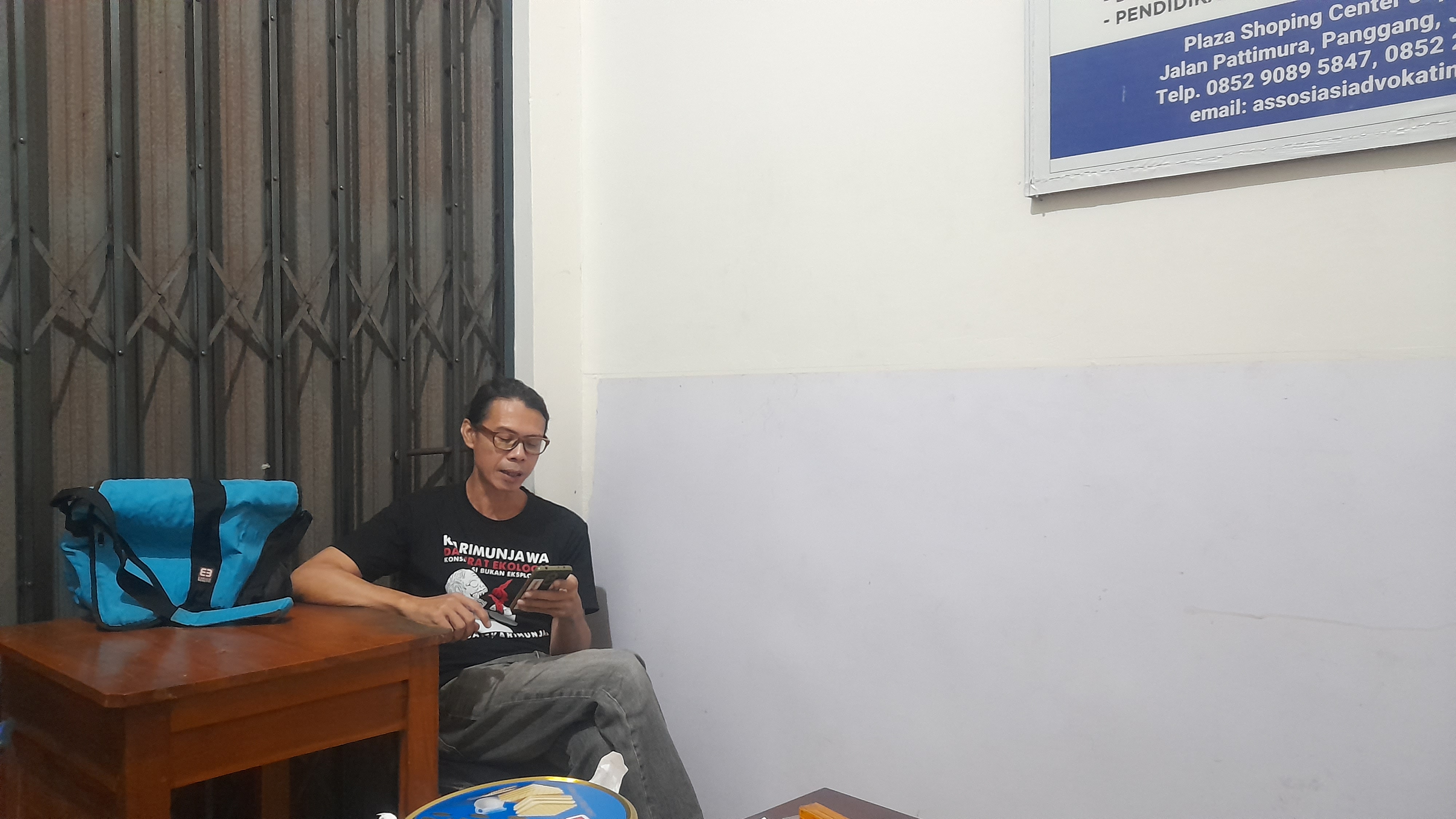 DIPENJARA: Daniel Frits Maurits Tangkilisan, yang sempat berkomentar di Facebook mengenai masyarakat Karimunjawa.