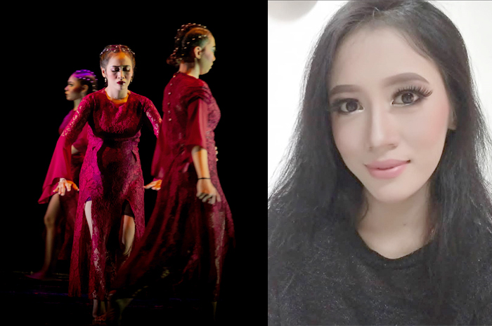 MENJIWAI: Mega Nur Ariska saat pentas tari bertajuk Umak karyanya sendiri.