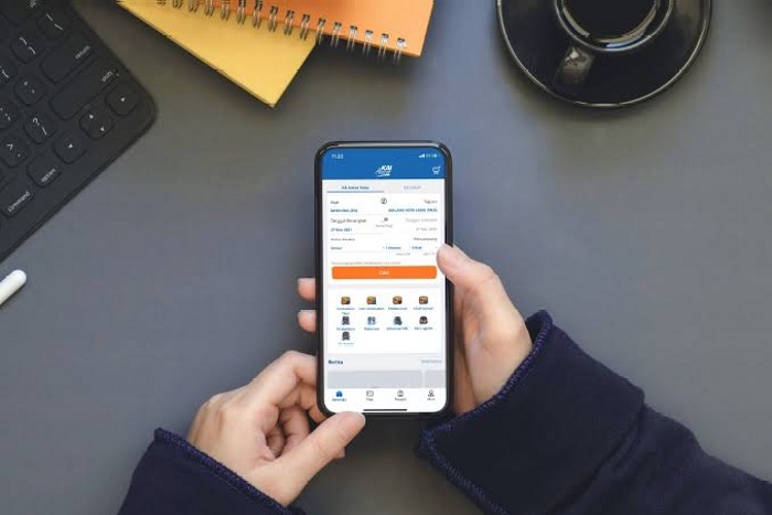 ILUSTRASI: Aplikasi resmi PT Kereta Api Indonesia (Persero) KAI Access Error Pagi Ini.