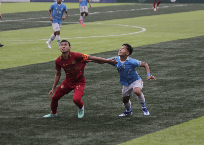 NGEYEL: Para pemain Persipa Pati bermain agresif sepanjang 90 menit melawan Sulut United namun belum bisa mencetak satu gol pun sehingga pertandingan berakhir seri 0-0.