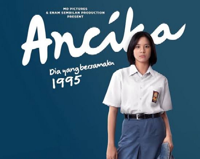 Poster Film Ancika: Dia yang Bersamaku 1995.