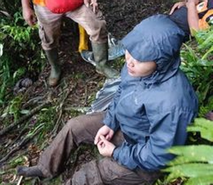 DRAMATIS: Penyelamatan pendaki perempuan asal Purwodadi, Grobogan terperosok ke jurang jalur pendakian Argo Piloso Gunung Muria Kudus.