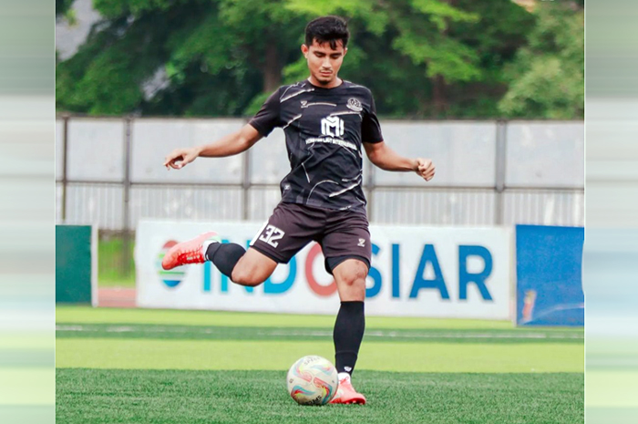 KEPALA TEGAK: Muhammad Yudi Safrizal pemain yang berposisi sebagai bek tengah sekaligus Persipa Pati dalam tiga pertandingan terakhir babak playoff Liga 2.