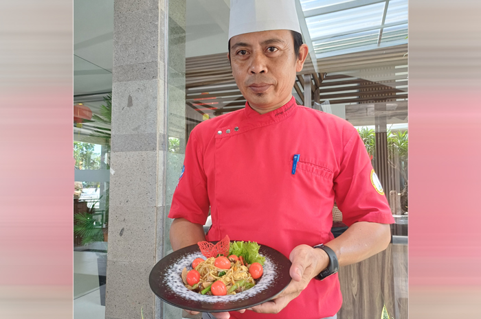 KHAS: Mi Panjang Umur atau dikenal Siu Mie biasa menjadi sajian khas Imlek dan acara spesial.
