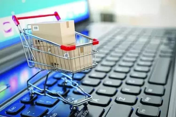 Ilustrasi belanja online.
