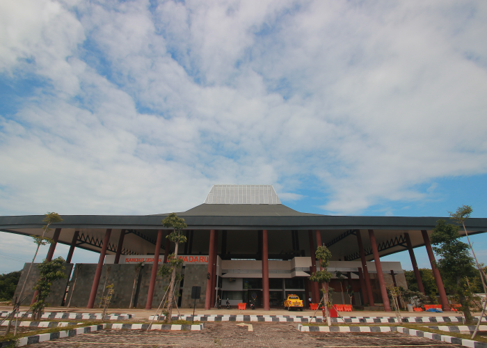 SEPI: Kondisi Terminal Bandara Dewadaru Karimunjawa saat tidak ada jadwal penerbangan.