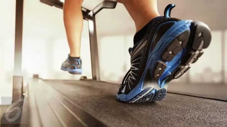 ILUSTRASI Olahraga pada saat puasa Ramadhan.