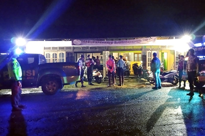 Polres Jepara menggelar&nbsp;patroli sahur di bulan Ramadan pada Rabu (13/3).