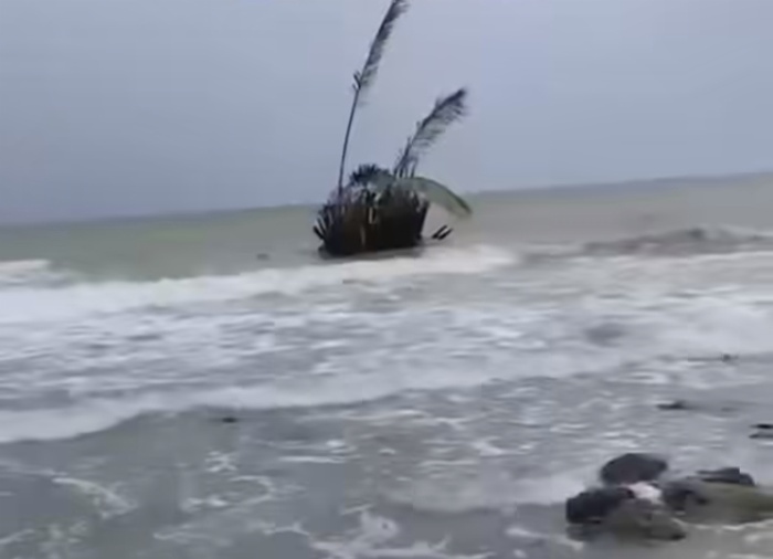 Tangkapan Layar: Munculnya Buyuk di Pantai Jepara.