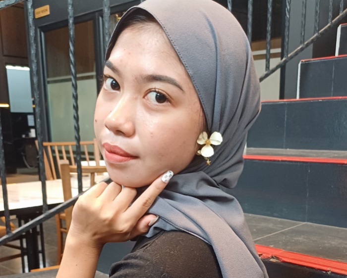 STYLE Hijab Anting atau Hijab Earring yang kembali booming di tahun 2024.
