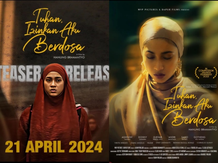 POSTER Film Tuhan, Izin Aku Berdosa Karya Hanung Bramantyo.