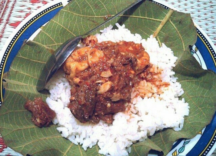 Nasi Jangkrik atau Sego Jangkrik Khas Kudus.
