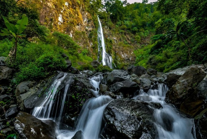 Wisata Curug Lawe Semarang.