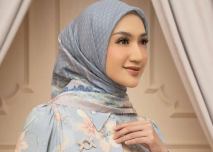Illustrasi hijab.