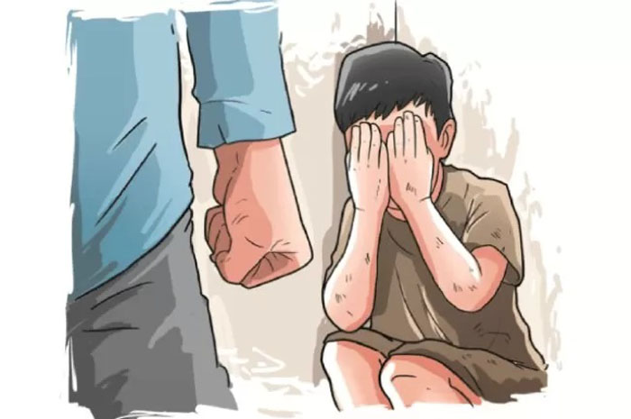 Ilustrasi penganiayaan anak.