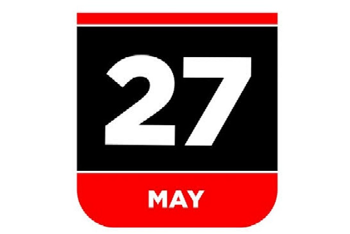 Tanggal 27 Mei trending di Twitter.
