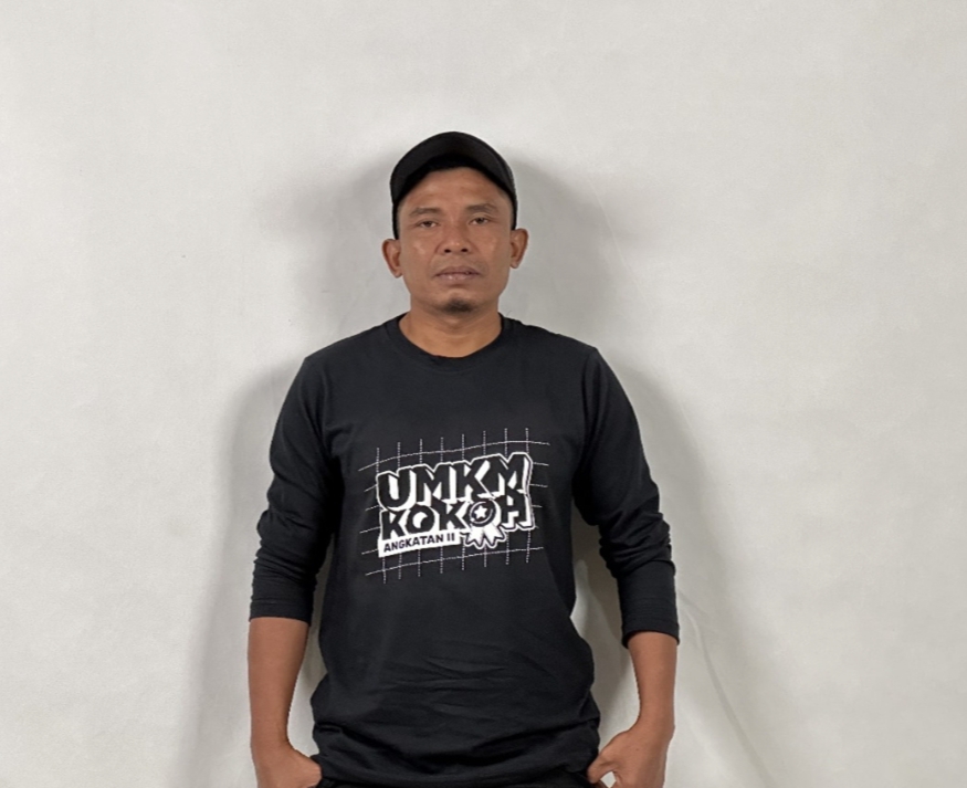 OWNER: Moh Totok Wahyudi, pemilik usaha kopi lelet Pandawa asal Kabupaten Rembang dan menjadi binaan dari Rumah BUMN (RB) Rembang.