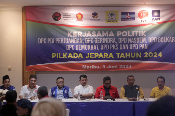 MESRA: Tujuh pimpinan partai politik di Jepara sepakat untuk menjalin kerja sama politik dalam menyongsong Pilkada Jepara.