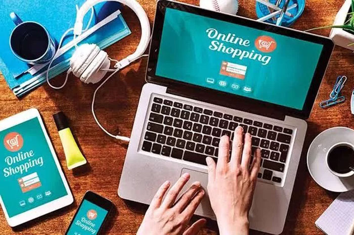 Ilustrasi: Belanja online.