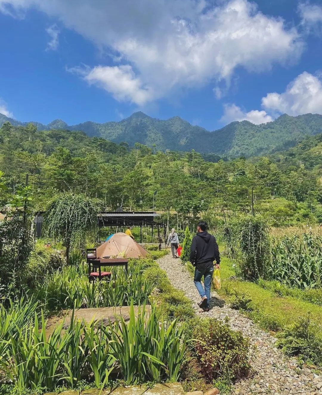 ASRI: Salah satu spot salah satu camping ground di Desa Tempur