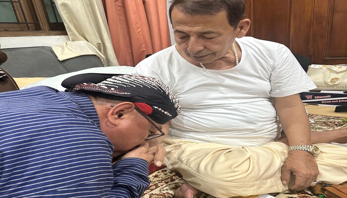 BERKAH: Gus Nung sowan ke kediaman Habib Luthfi Pekalongan, minta restu maju di Pilkada 2024.