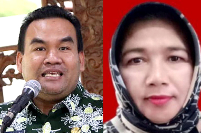 KIRI-KANAN: Bacabup Blora Arief Rohman dan Bacawabup Blora Sri Setyorini