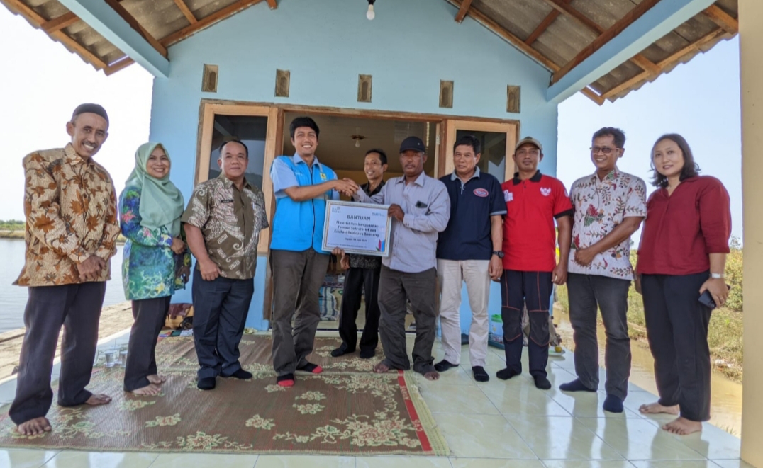 RESMIKAN: PLN Unit Induk Pembangkitan Tanjung Jati B (PLN UIK Tanjung Jati B) meresmikan Sekretariat dan Rumah Edukasi Pokdakan (Kelompok Pembudidaya Ikan) Sido Maju II di Jepara.
