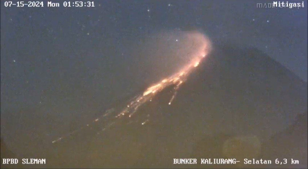 Pantauan terbaru Gunung Merapi dari BPBD Sleman DIY.