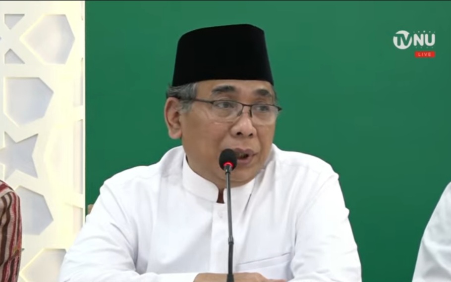 Ketum PBNU Yahya Cholil Tsaquf. Foto: Tangkapan Layar TVNU Channel