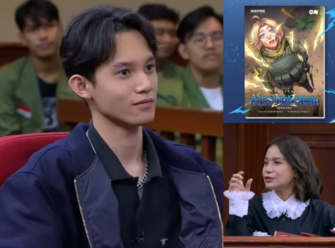 Foto: Tangkapan layar dari Youtube Main Hakim Sendiri NET, kanan atas: foto cover komik Rizky.