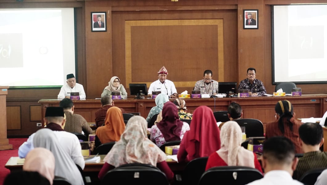 DIBAHAS: Pemkab Pati membicarakan konsep HUT ke-701 Kabupaten Pati di Ruang Pragola Setda setempat belum lama ini.