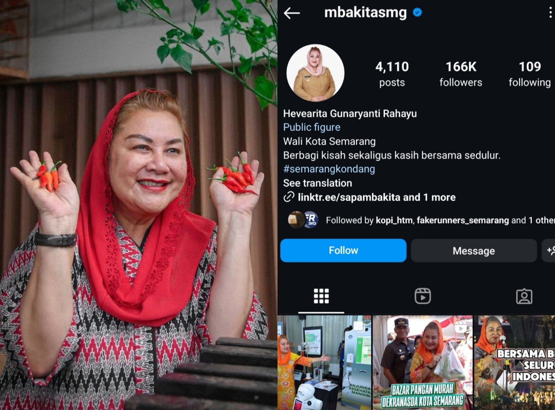 Postingan salah satu instagram Mbak Ita. Foto: @mbakitasmg