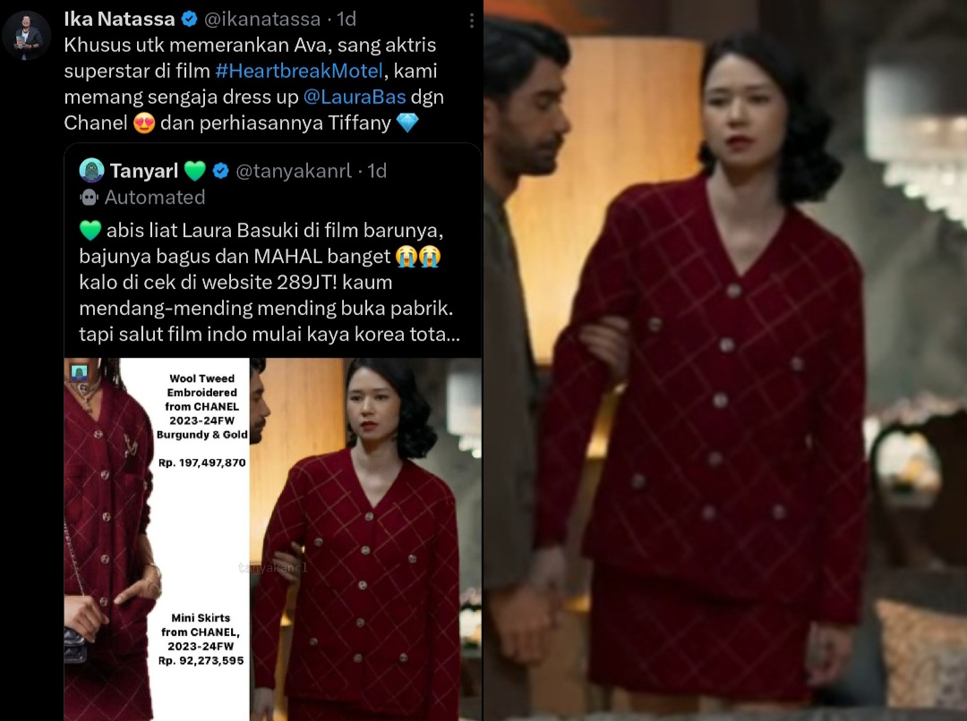 Screenshot salah satu adegan yang diperankan Laura Basuki (kanan).