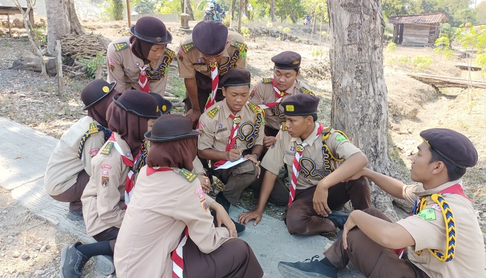 PRAMUKA: Dinkes Grobogan melakukan Pertihusada di Bumi Perkemahan Sendang Coyo Desa Mlowokarangtalun, Kecamatan Pulokulon.