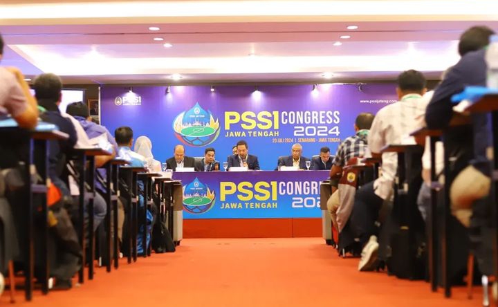 SAH: Pengurus Asprov PSSI Jateng menggelar kongres biasa di Semarang belum lama ini.