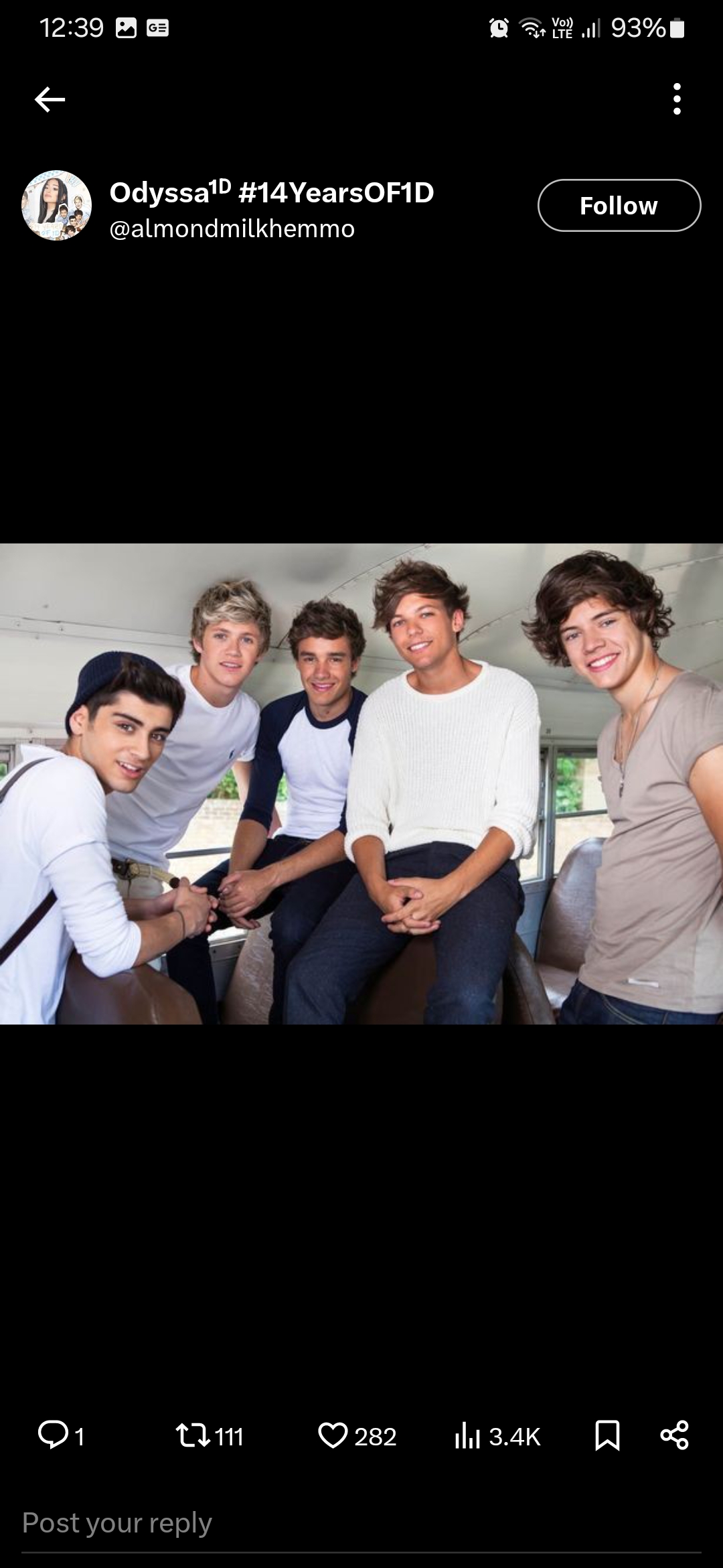 Band One Direction. Sumber foto: Fanbase X One Direction