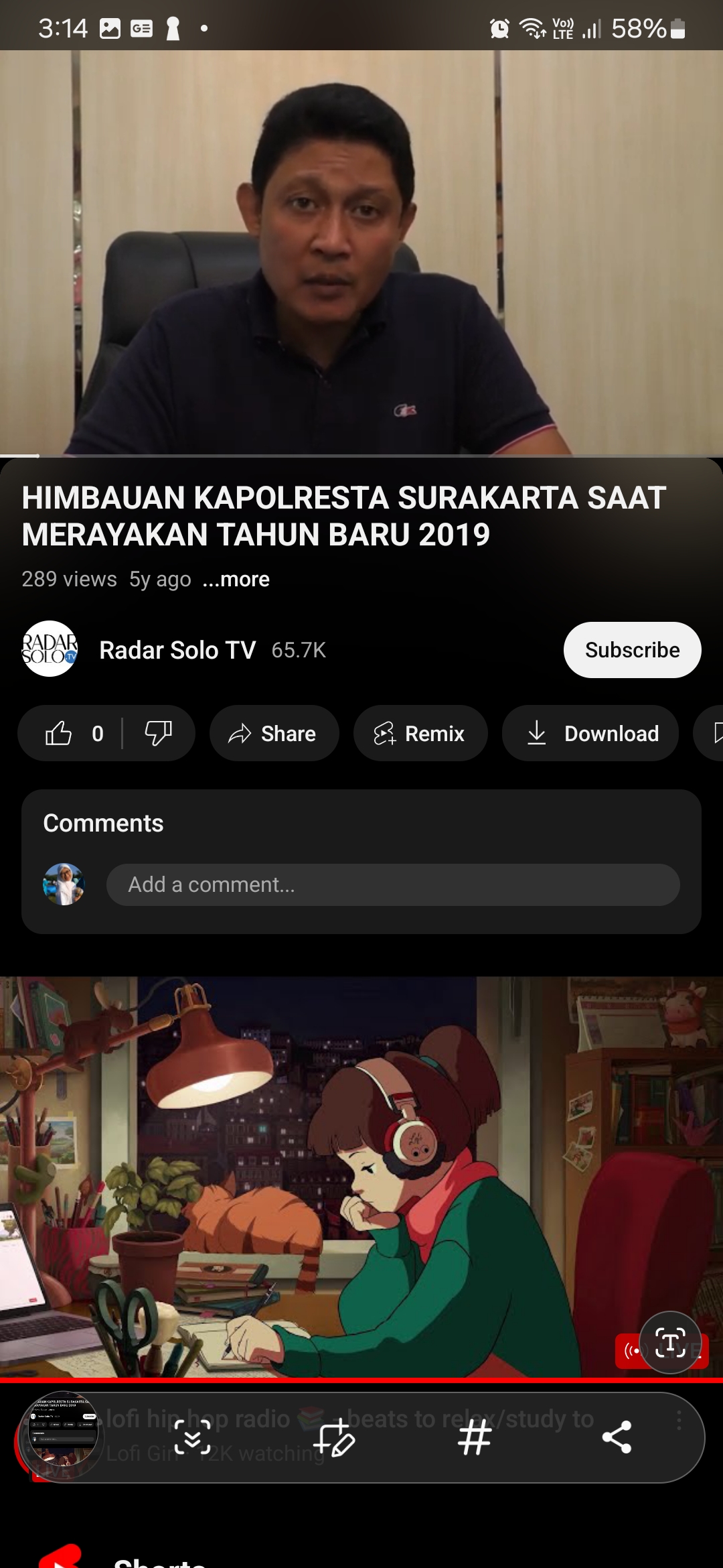 Ribut Hari Wibowo saat menjabat sebagai Kapolresta Surakarta. Sumber: Radar Solo TV