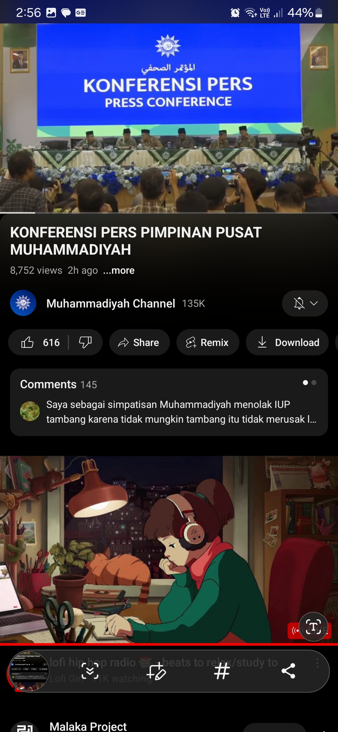 Konpers PP Muhammadiyah pada Minggu (28/7/2024)