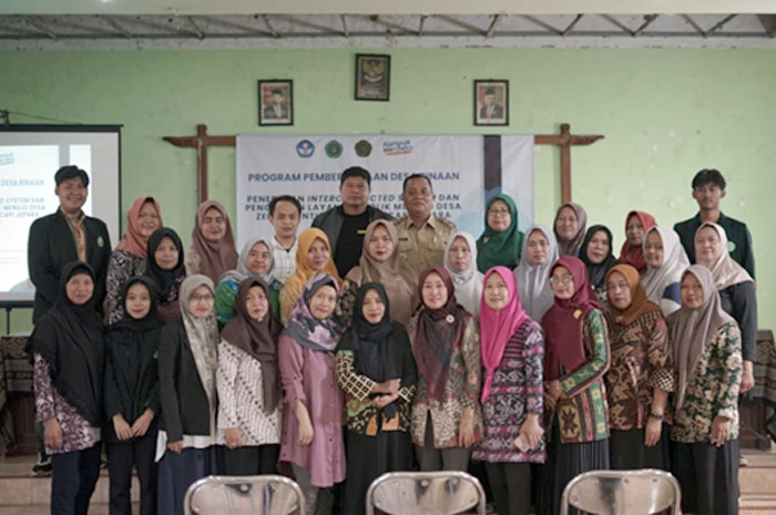 SINERGI: Dosen Unisnu dan UMKU usai memberikan pendampingan zero stunting di Desa Kecapi, Tahunan.