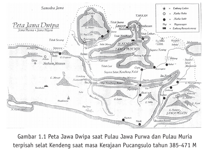 Peta Jawa Dwipa yang dimuat dalam Buku Ekspedisi Sejarah Lasem yang ditulis oleh Tim Cendekia Menulis Club.