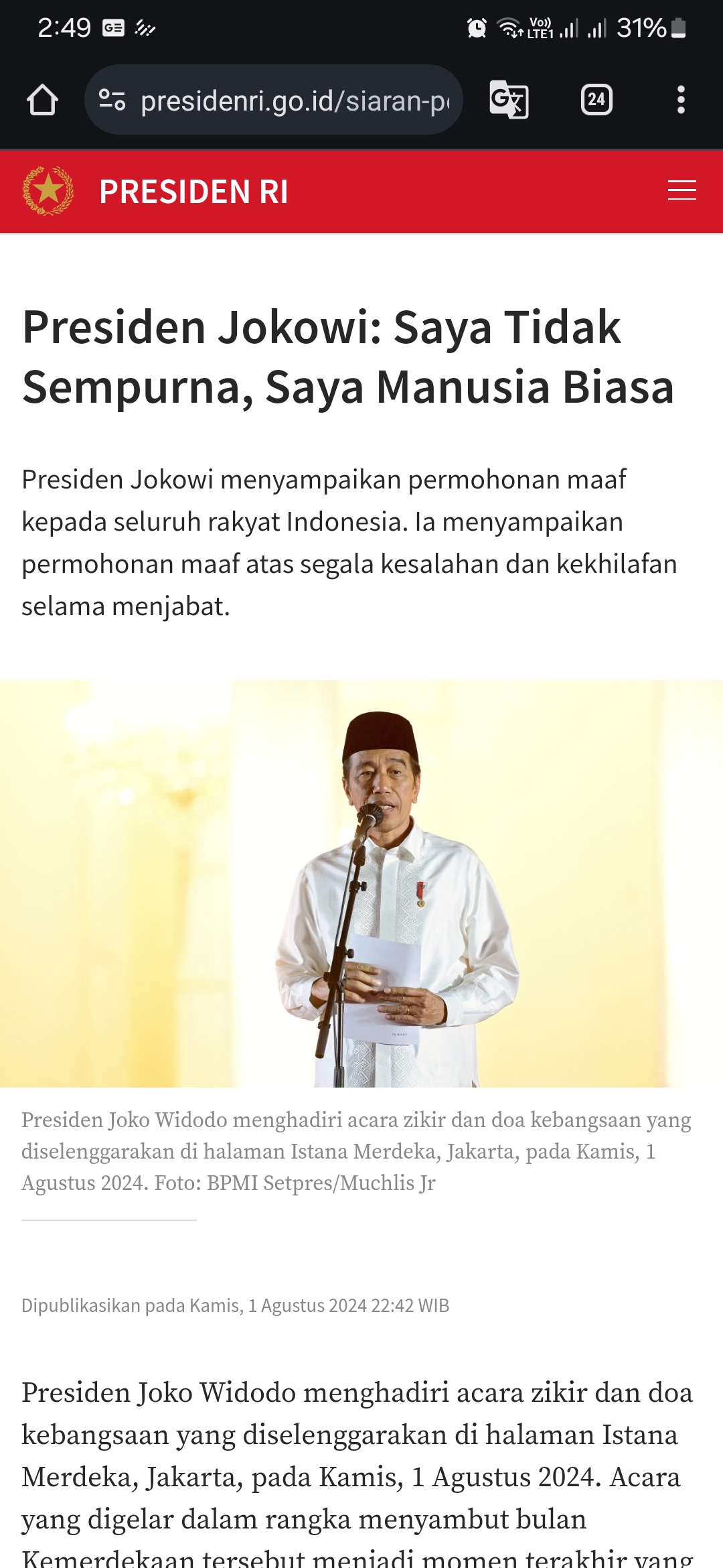 Foto: BPMI Setpres 2024