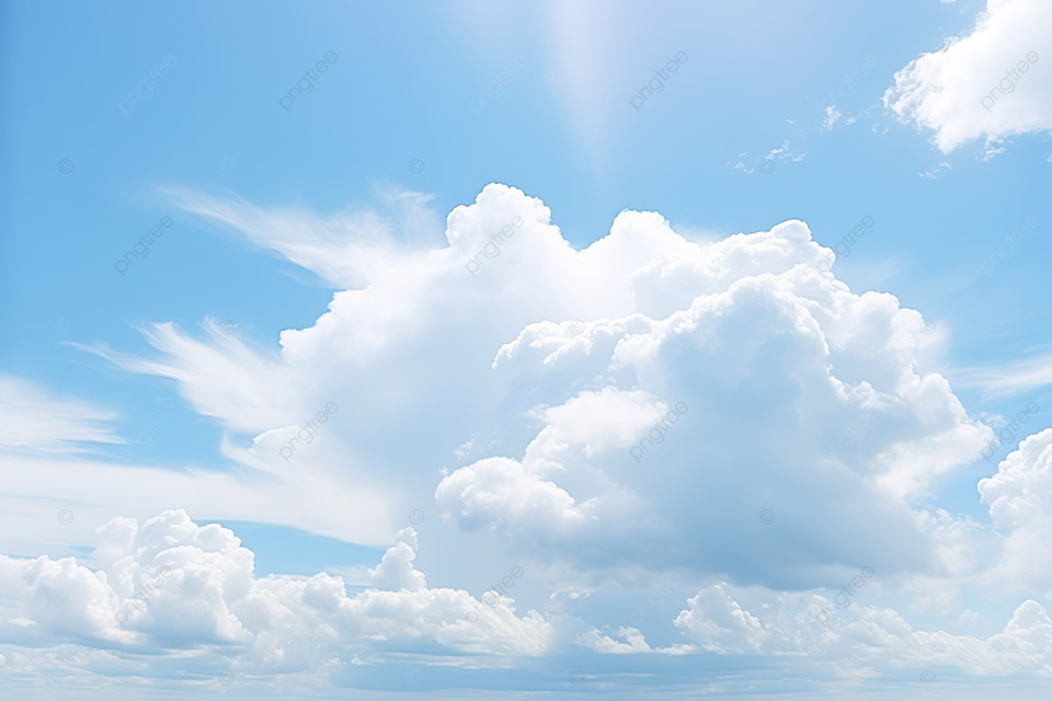 ilustrasi langit berawan
