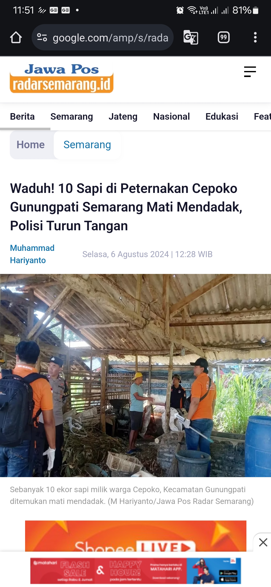 Foto: Hariyanto/Jawa Pos Radar Semarang