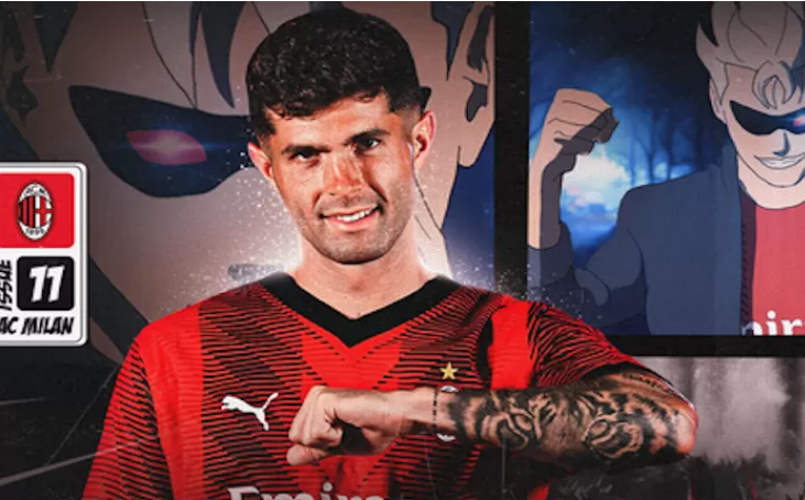 Cristian Pulisic berseragam AC Milan
