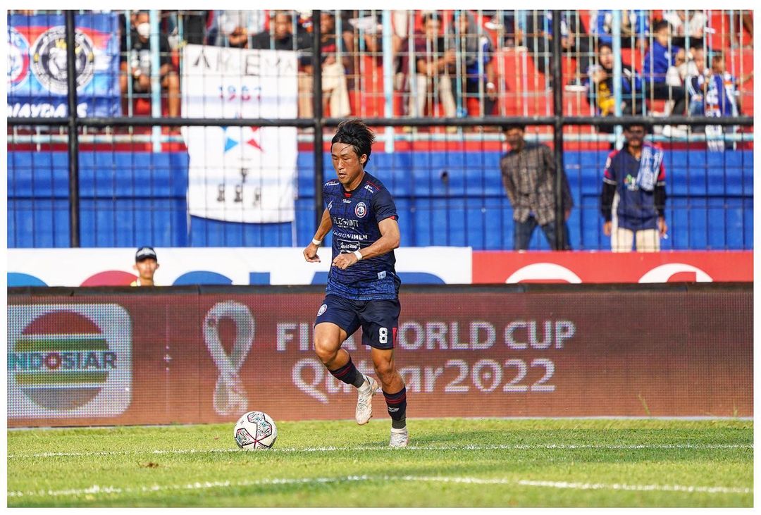 DIRUMORKAN: Renshi Yamaguchi eks Pemain Arema dirumorkan dekat dengan Persiku Kudus.