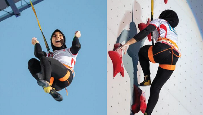 rajiah sallsabillah atlet panjat tebing wanita indonesia
