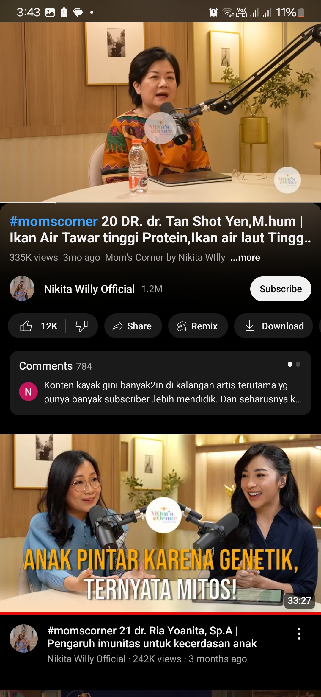 Foto dokter Tan Shot Yen. Sumber: Youtube Nikita Willy Official