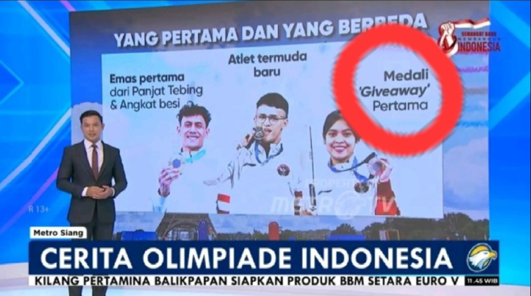 Foto: Screenshot tayangan pemberitaan Gregoria.