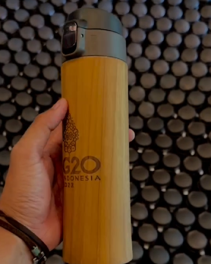 Souvenir untuk G20 Indonesia dari Sae Wooden (Tangkapan Layar Instagram Saewooden)